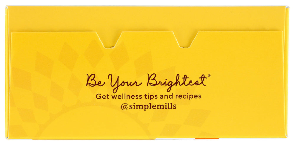 Packaged Simple Mills cookies show gluten-free and vegan cues for mindful snacking.