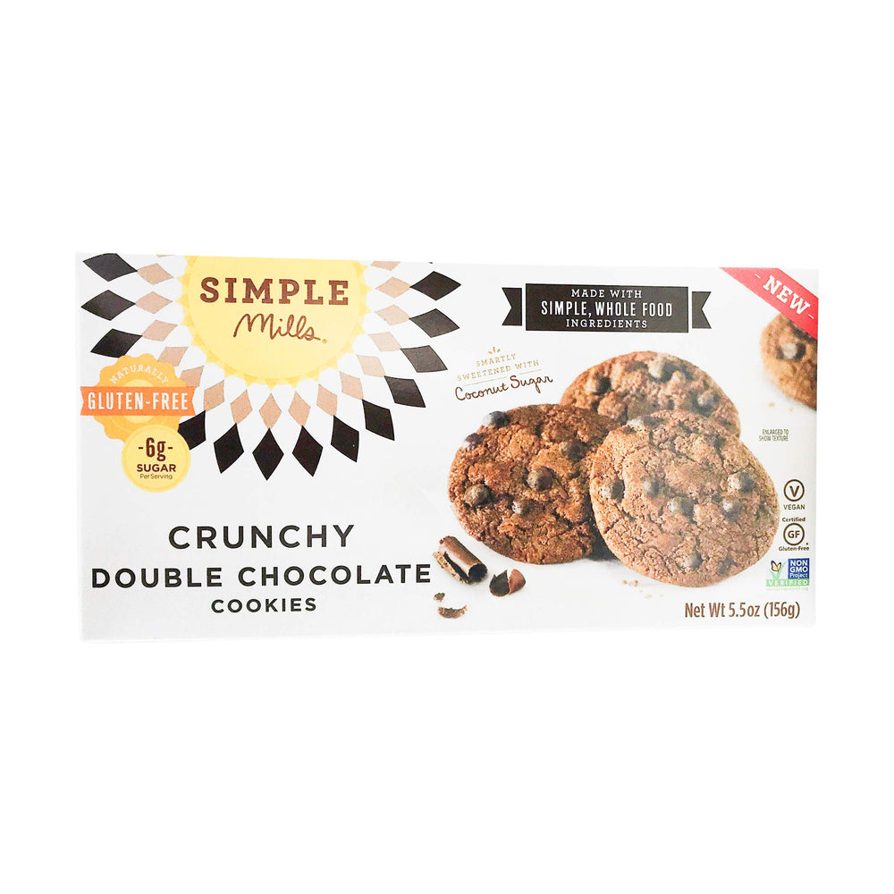 Simple Mills ingredients panel image highlights gluten-free and non-GMO labels