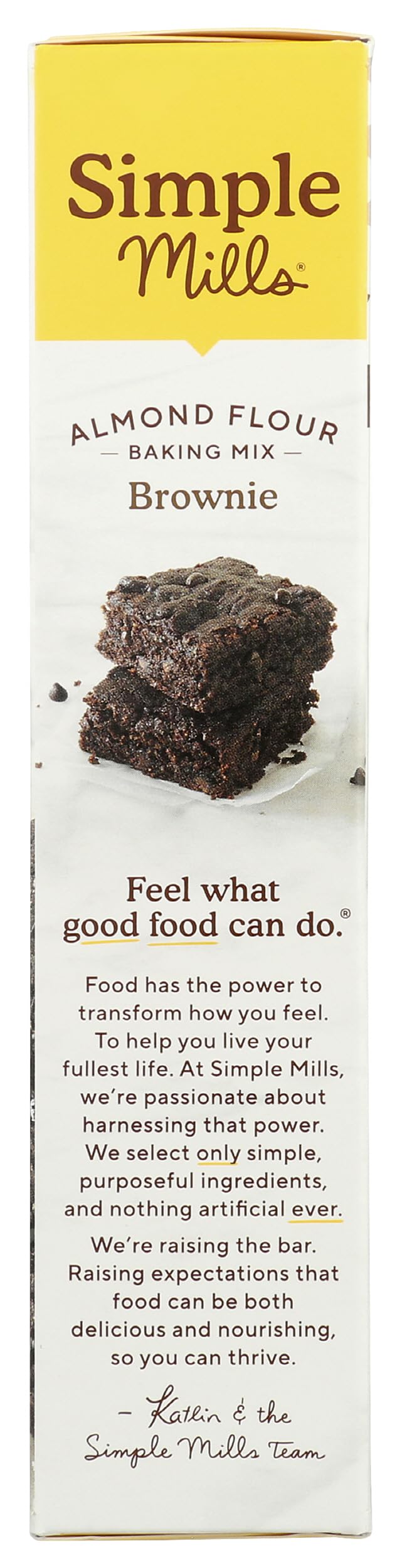 Simple Mills brownie batter being whisked for a smooth, even texture