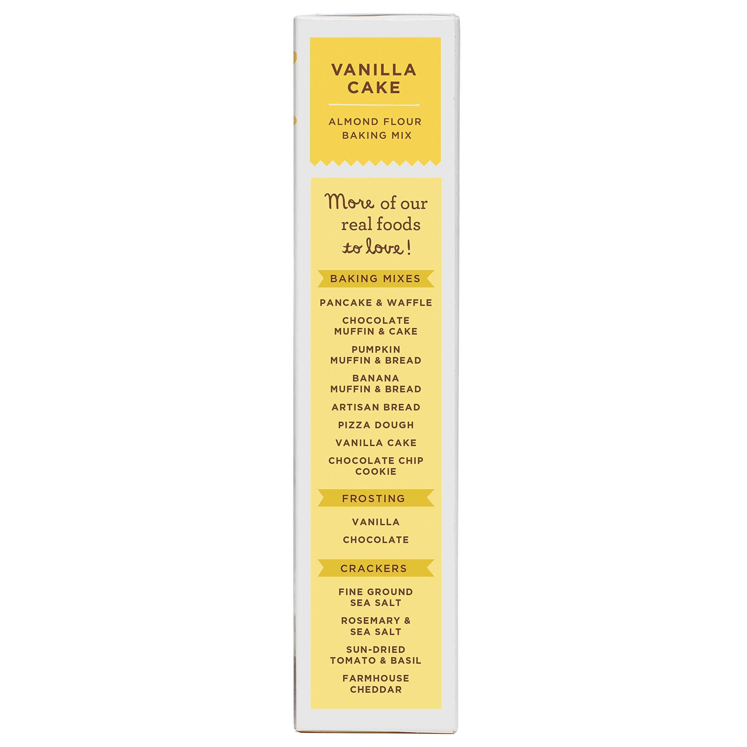 Simple Mills Mix Cake Vanilla vanilla powder close-up highlighting aromas for home baking.