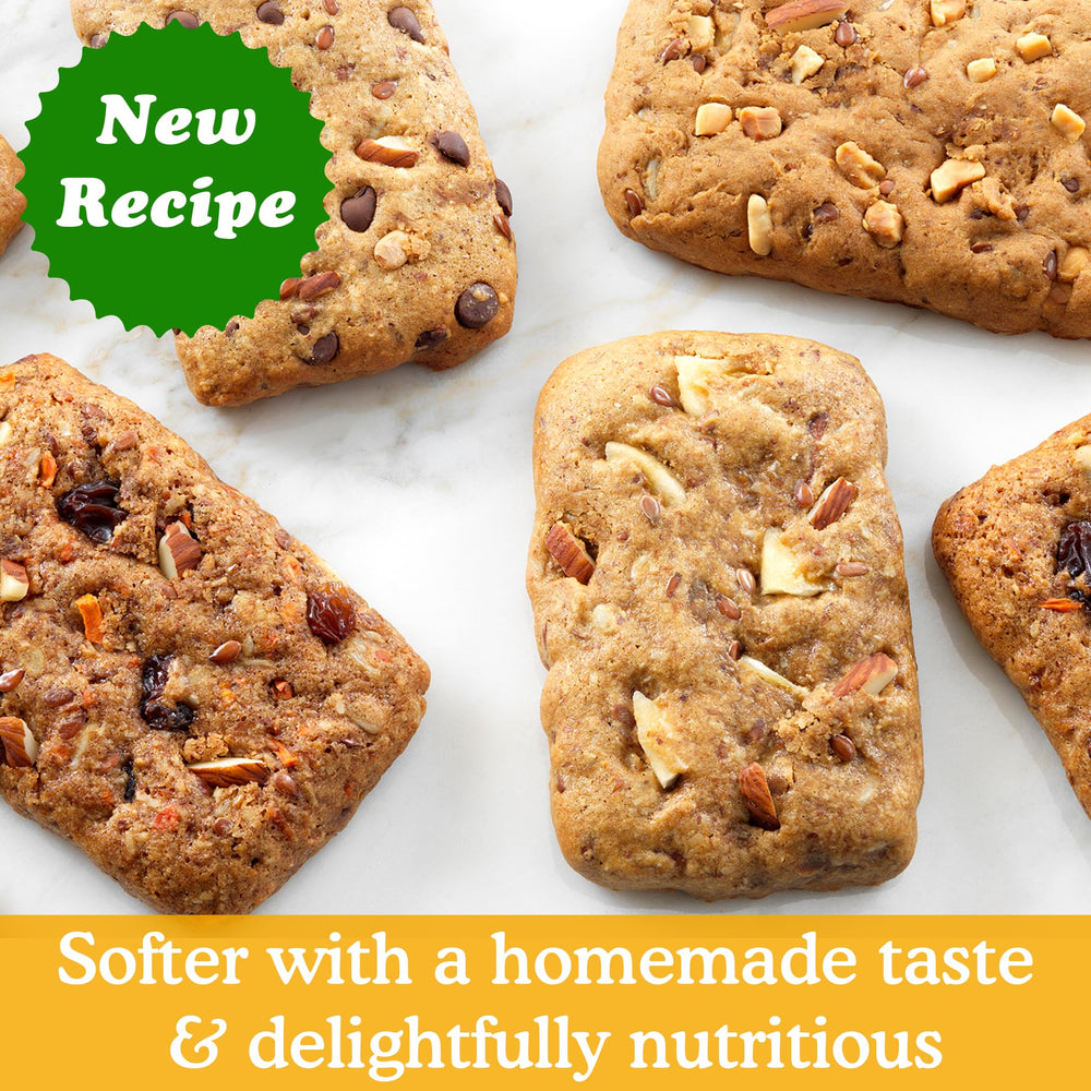 Nutrition label visible on Simple Mills Nutty Banana Bread bars