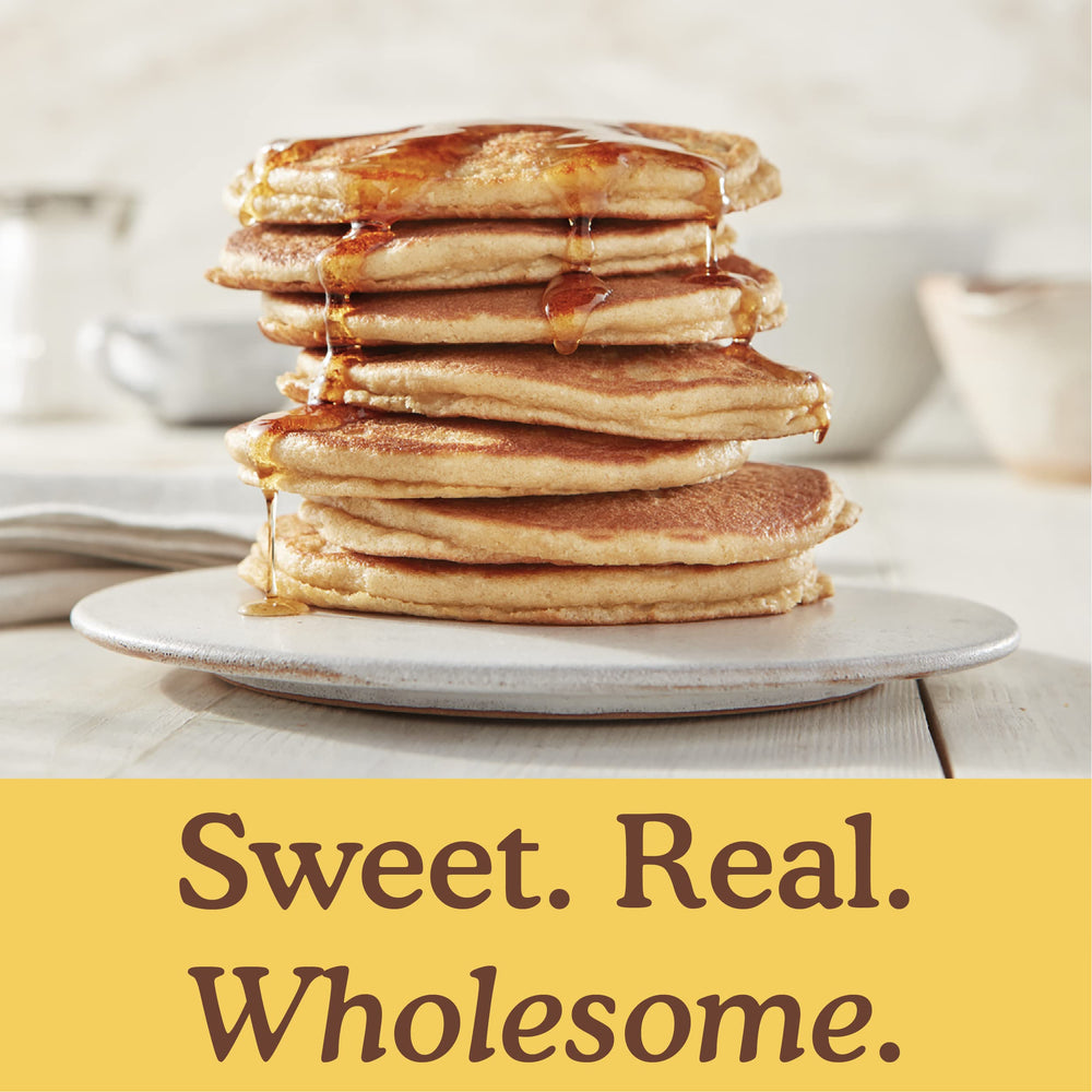 Simple Mills Pancake Mx Almond Flour Prtn ingredient closeup highlighting natural ingredients.