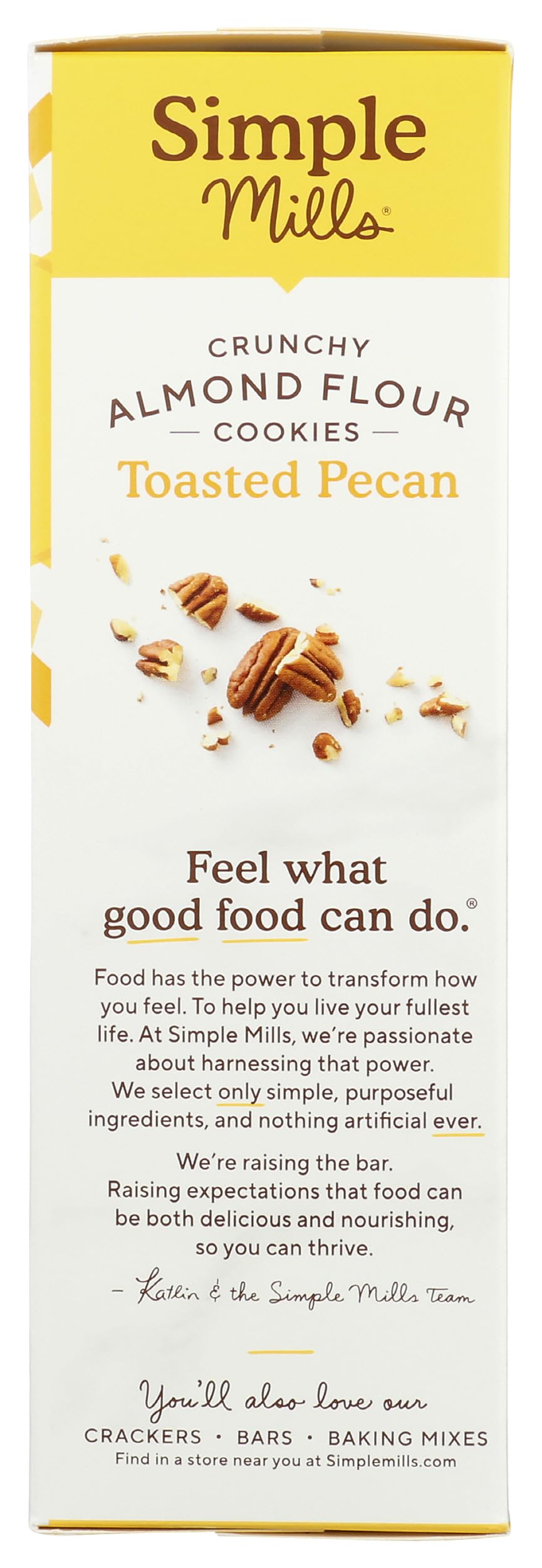 Simple Mills pantry-ready snack packaging for easy grab-and-go snacks