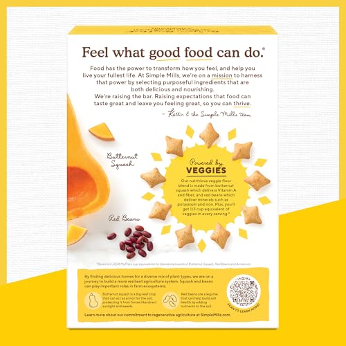 Simple Mills Pop Mmms lunchbox-friendly crackers with veggie-forward nutrition for kids.