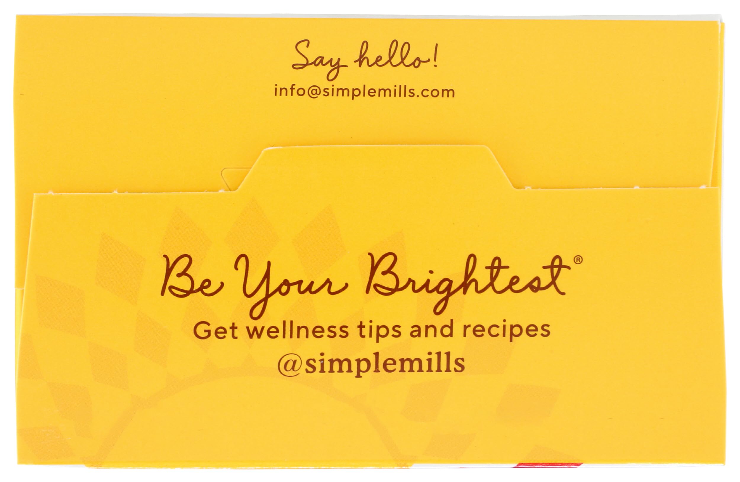 Simple Mills shelf-stable snack packaging—ready to stock pantry for easy, on-the-go bites.