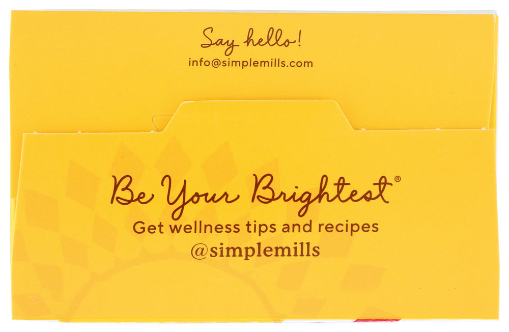 Simple Mills shelf-stable snack packaging—ready to stock pantry for easy, on-the-go bites.