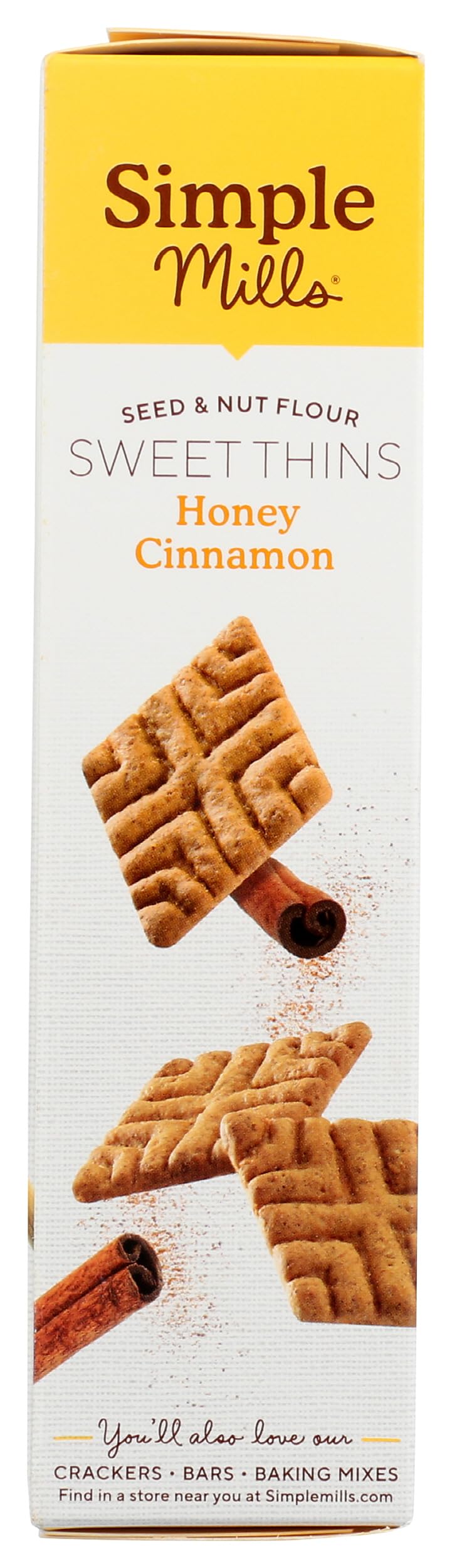Simple Mills Sweet Thins Honey Cinnamn tea time, pairing well with fruit and nuts.