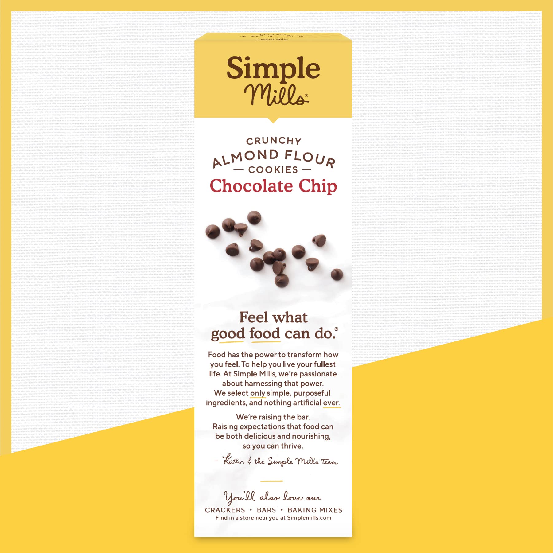 Simple Mills vegan-friendly cookies plate—plant-based treat for quick snacking moments.