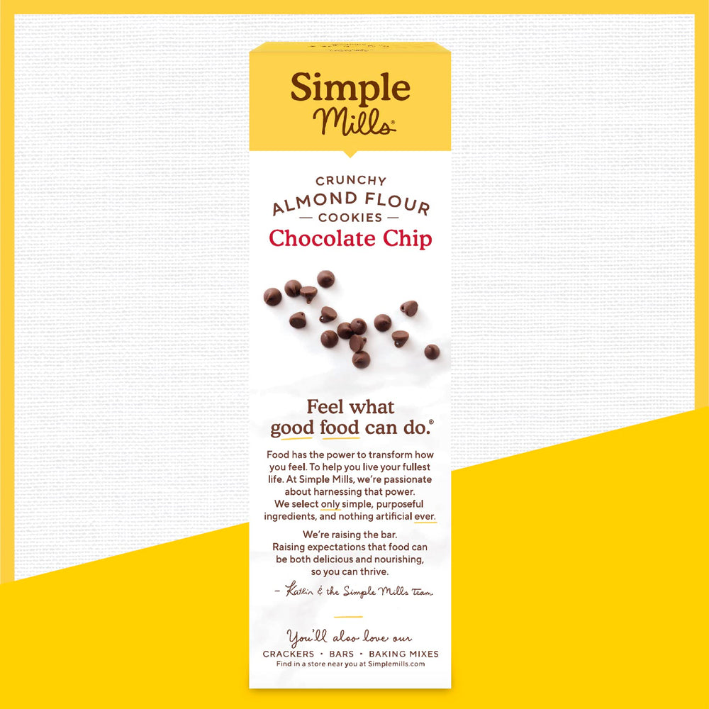 Simple Mills vegan-friendly cookies plate—plant-based treat for quick snacking moments.
