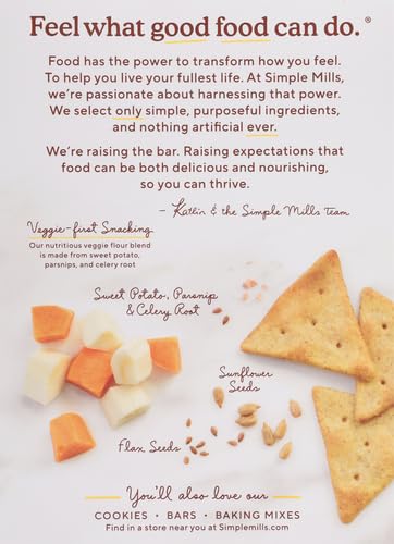 Close-up of Simple Mills Veggie Pita Crackers with Himalayan Salt crystals