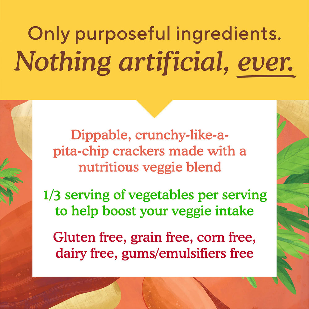 Macro view of Simple Mills Veggie Pita Crackers texture