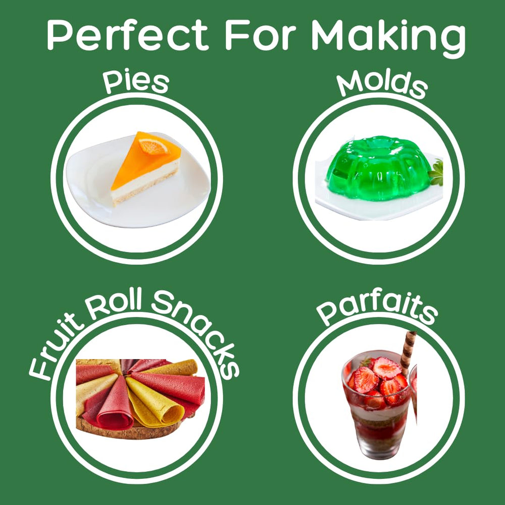 Simple Mixes kosher gluten-free gelatin dessert packaging badge