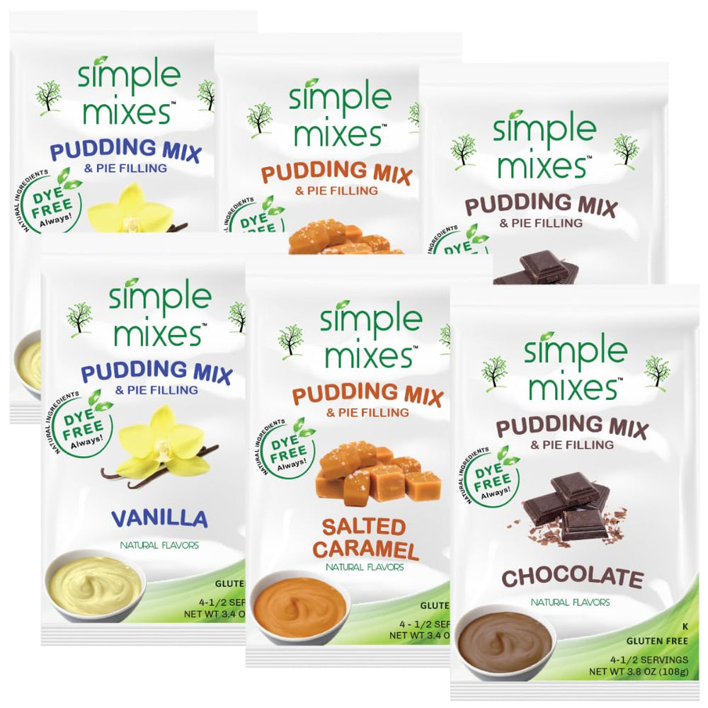 Simple Mixes packaging front view highlighting natural ingredients.