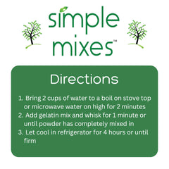 Natural color sources in Simple Mixes dessert offer dye-free options