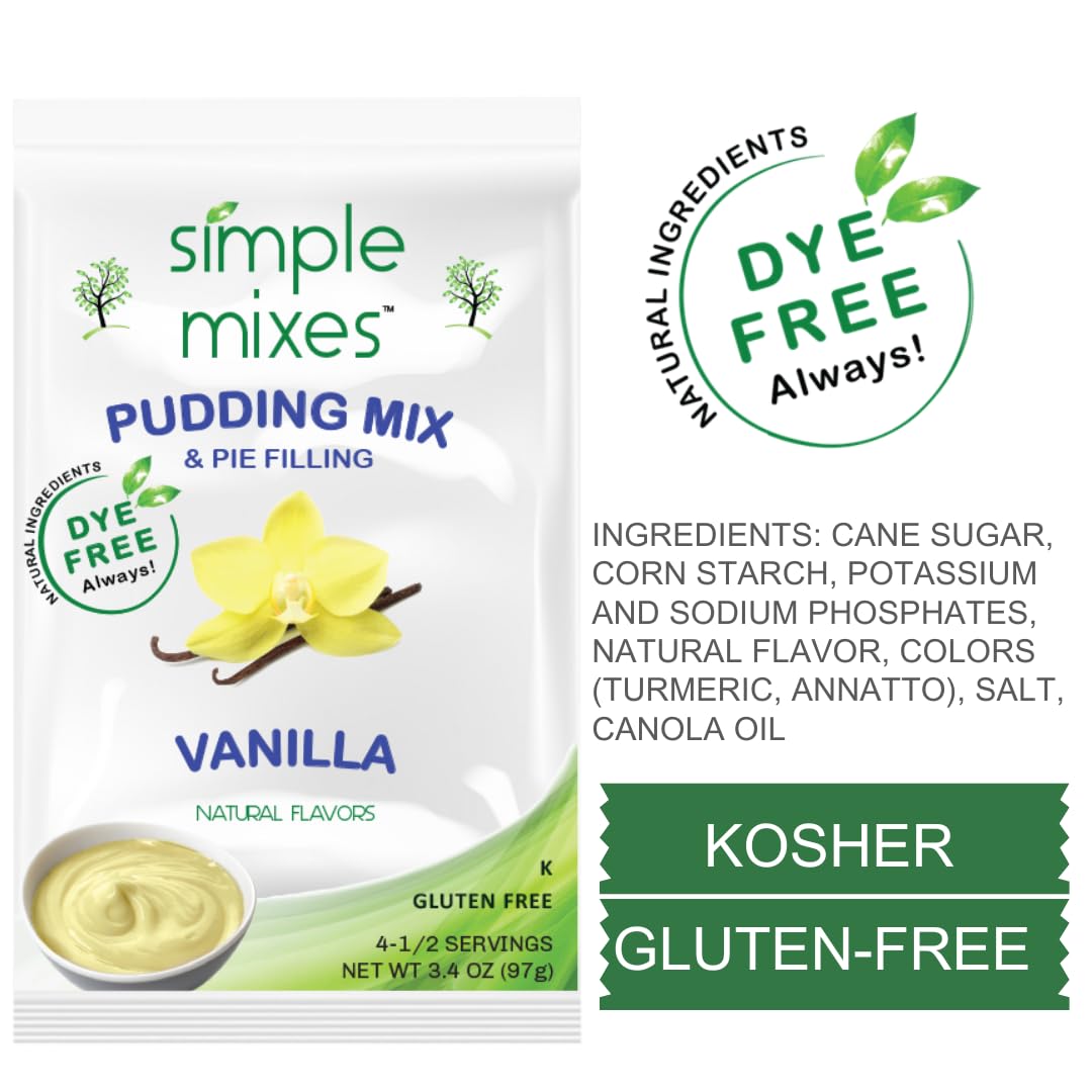 Simple Mixes vanilla pie filling ready for baking