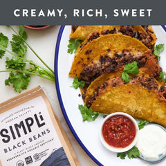 SIMPLi creamy, rich black beans flavor elevates recipes