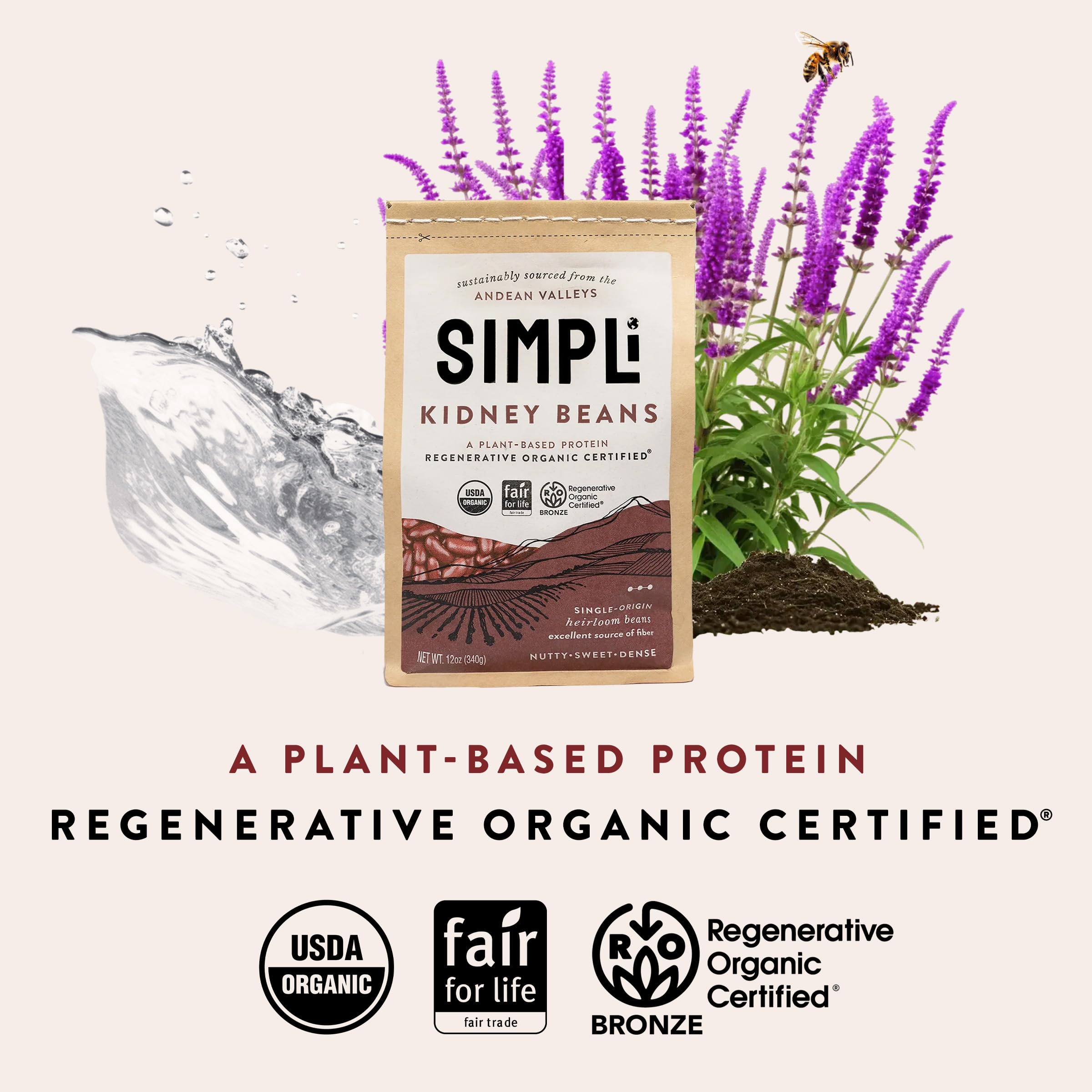SIMPLi dried kidney beans raw bulk image suggests versatile pantry staple for meal prep