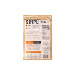 SIMPLI Organic Red Lentils in a bowl, quick-cooking plant protein for meals.