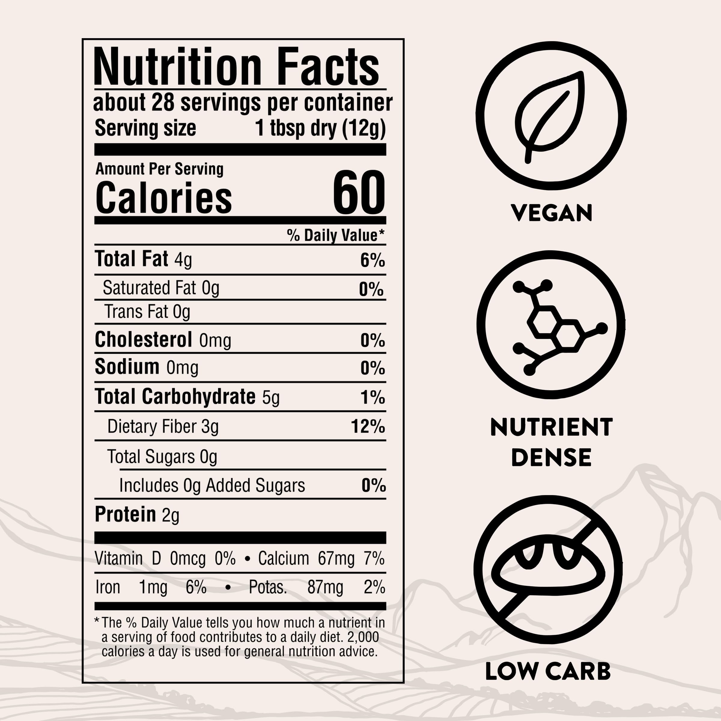 SIMPLi chia seeds bag closeup with label, omega-3 rich for heart-healthy meals.