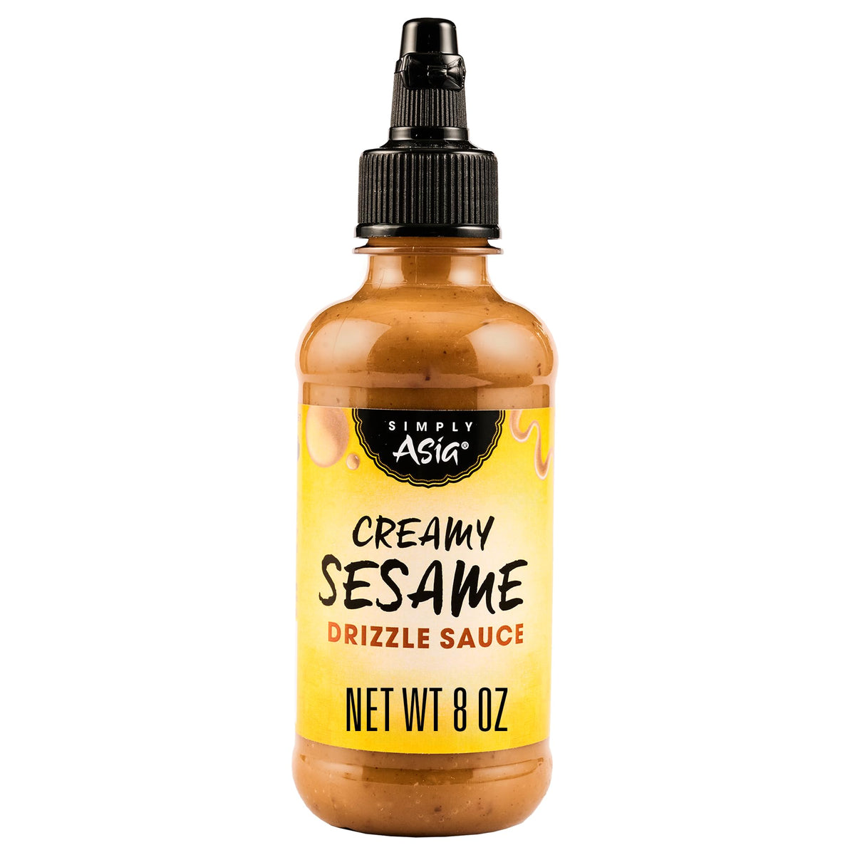 Simply Asia Creamy Sesame Drizzle Bottle with glossy finish for salads