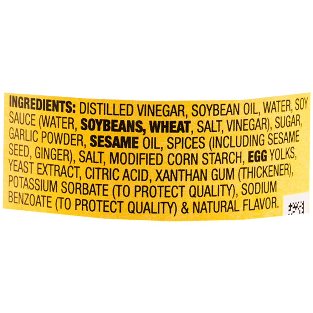 Simply Asia Creamy Sesame Label Closeup highlighting smooth texture