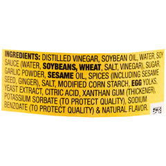 Simply Asia Creamy Sesame Label Closeup highlighting smooth texture