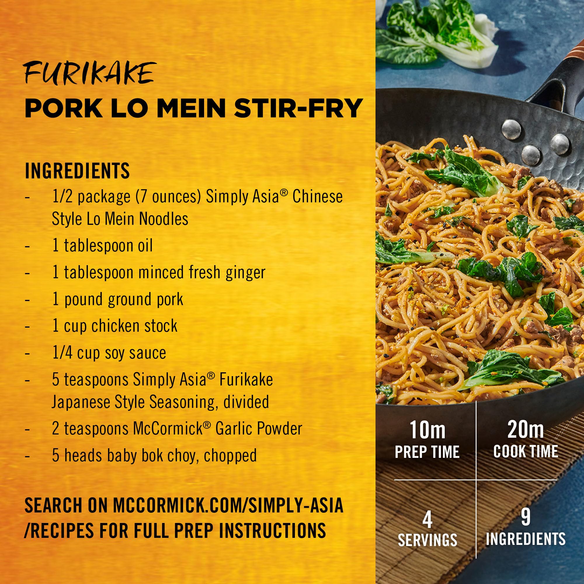 Simply Asia Furikake kitchen scene with seasoning ready