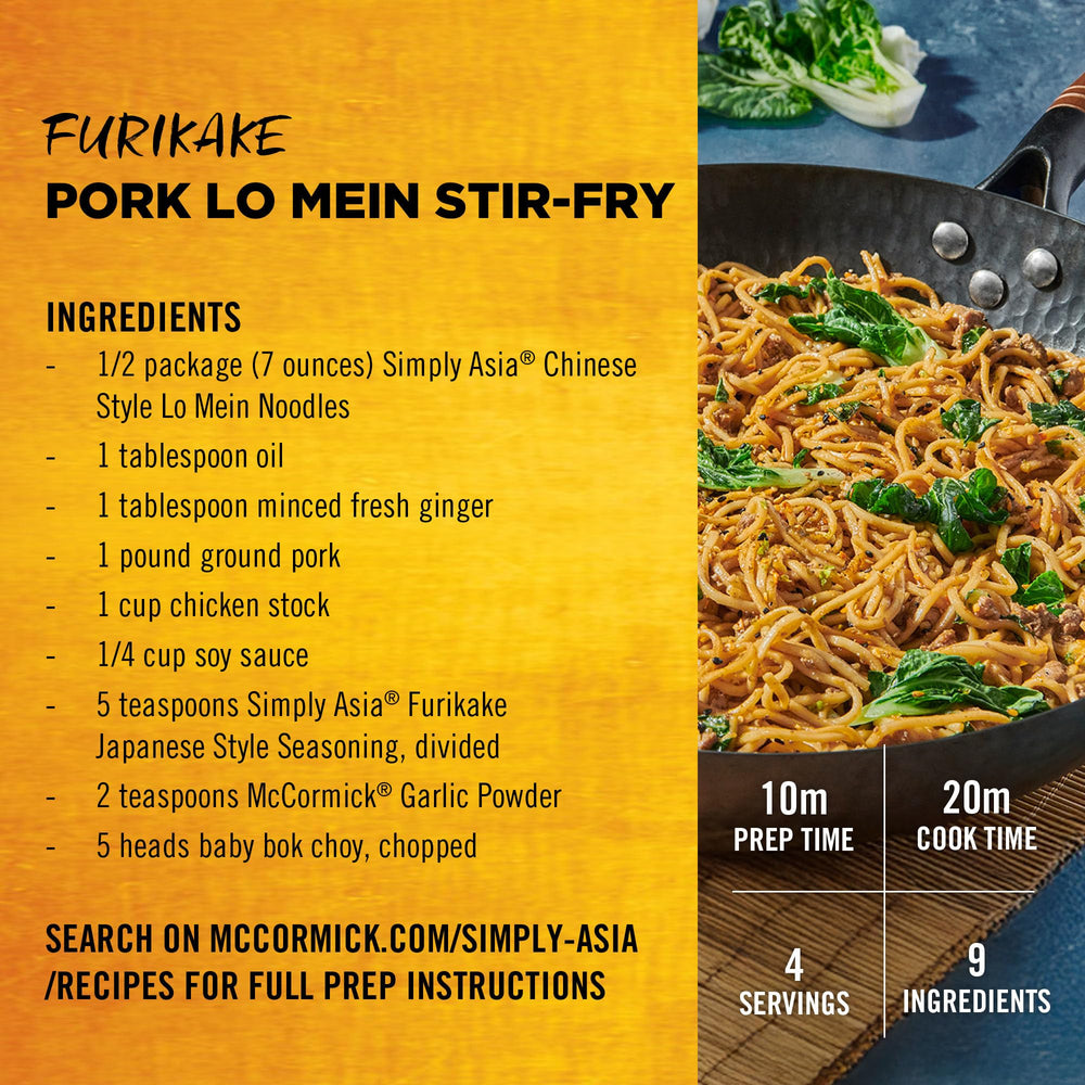 Simply Asia Furikake kitchen scene with seasoning ready