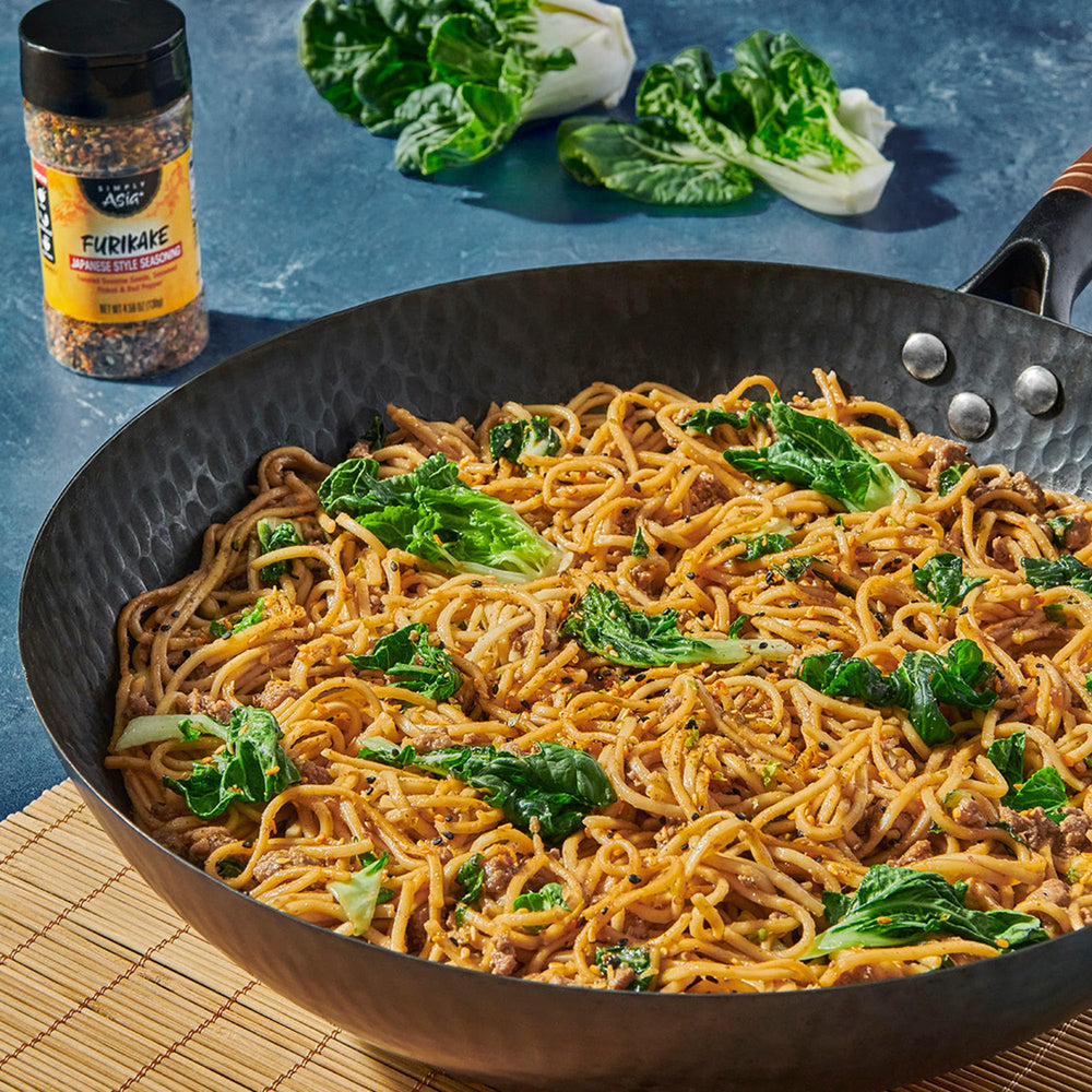 Simply Asia Furikake on sushi rice for enhanced flavor
