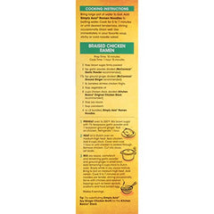 Simply Asia No MSG label on ramen noodles signaling a clean broth option.