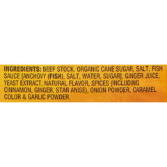 Simply Asia Pho Beef Broth spices with cinnamon star anise and ginger aroma