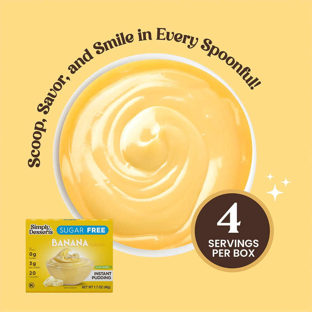 Kosher certification label on Simply Delish banana pudding box