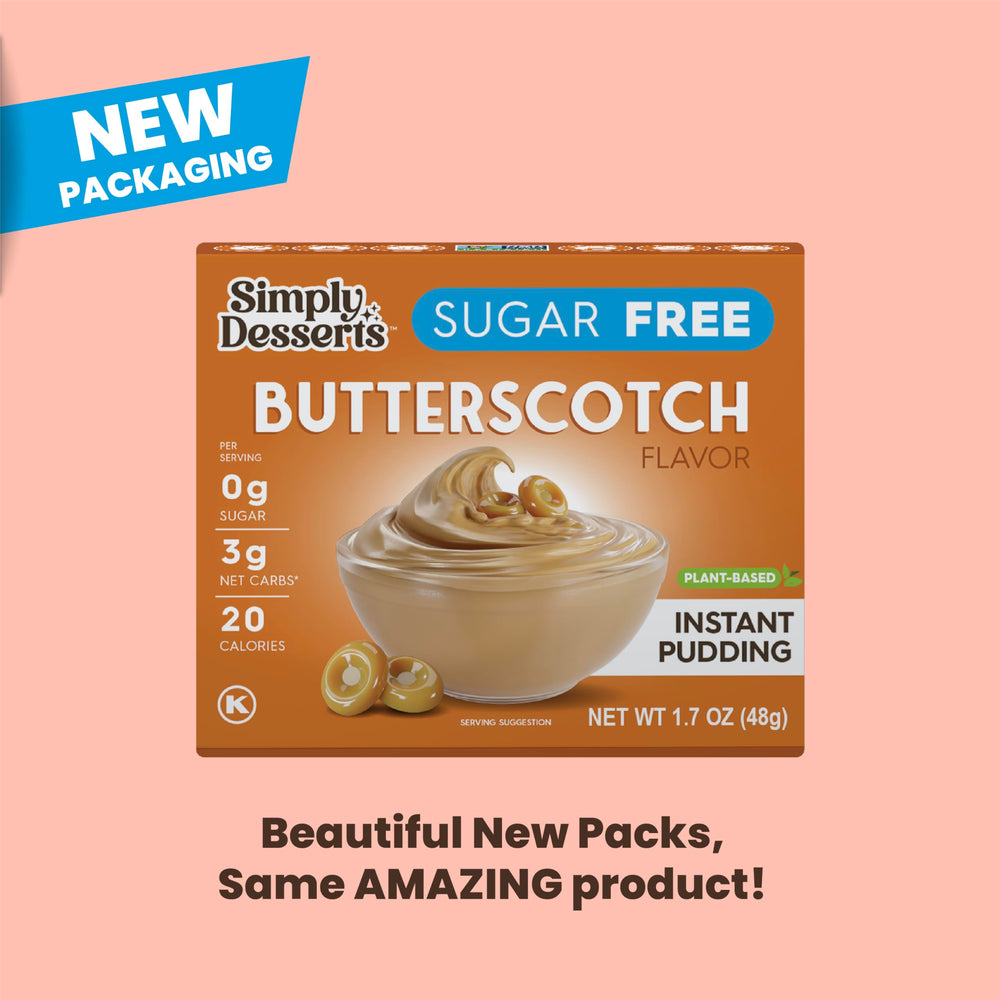 Allergen-free Simply Delish pudding suitable for many diets.