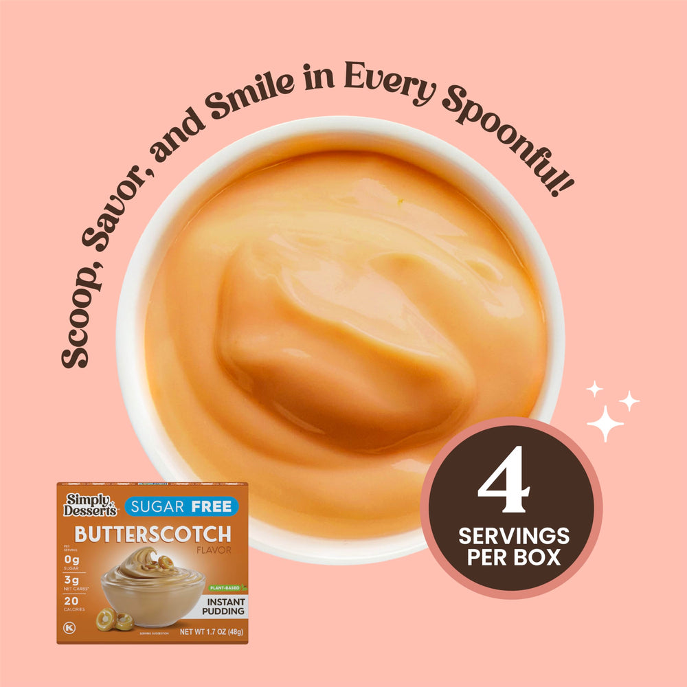 Ready-to-eat Simply Delish pudding in minutes for quick treats.