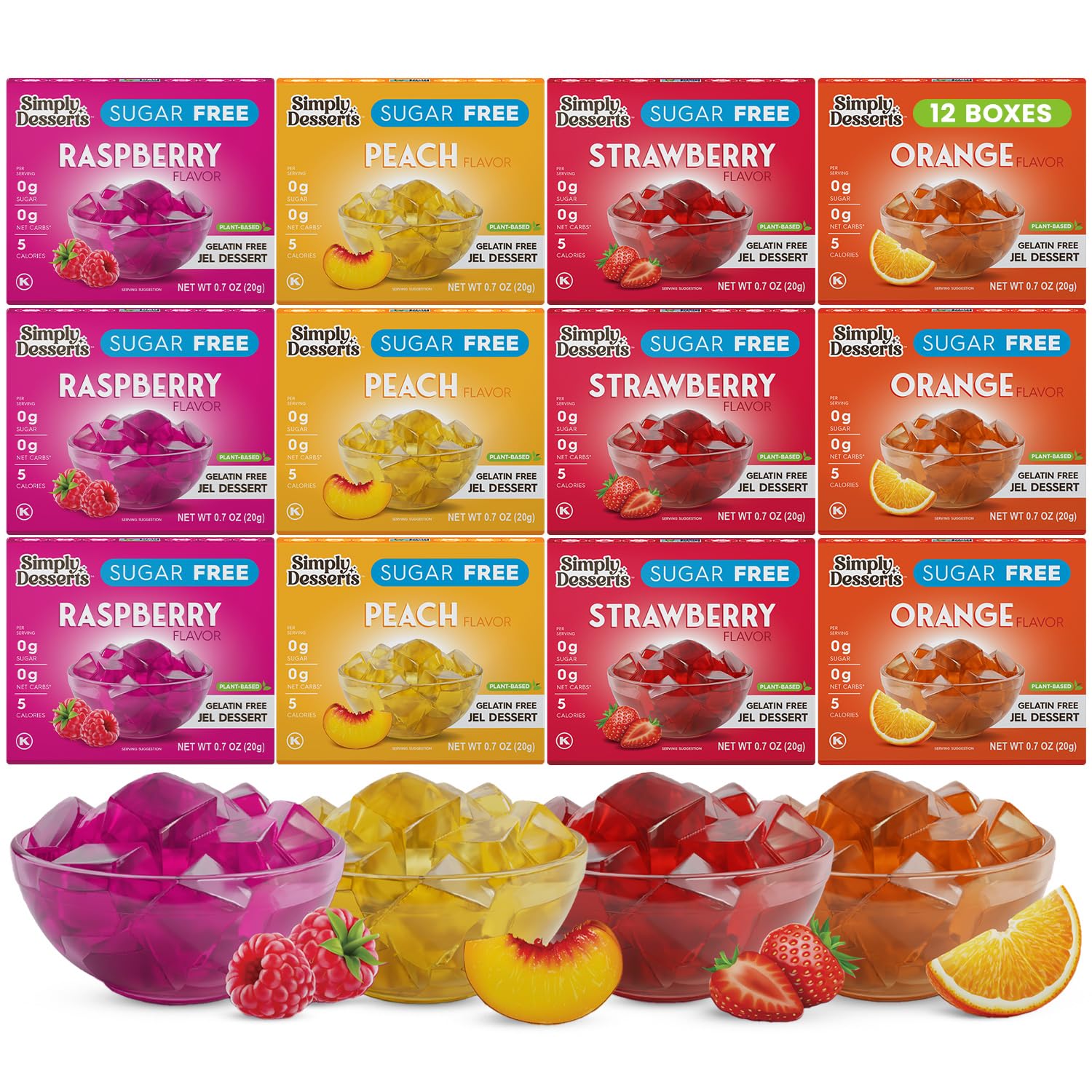 Simply Delish Jel Raspberry bowl serve – keto-friendly dessert option.
