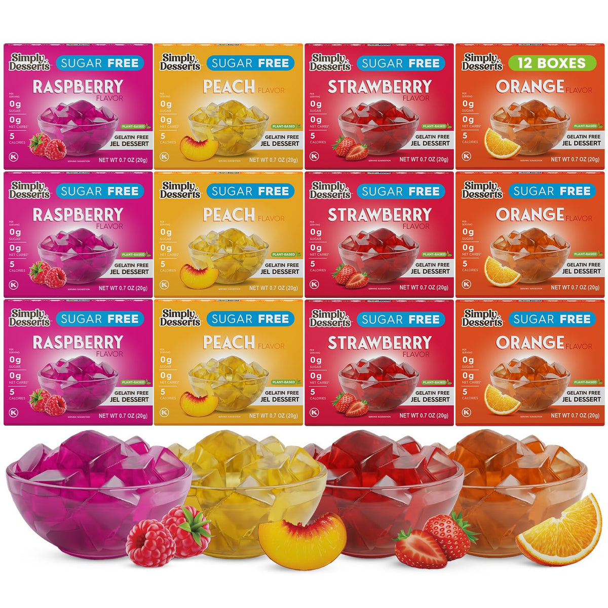 Simply Delish Jel Raspberry bowl serve – keto-friendly dessert option.