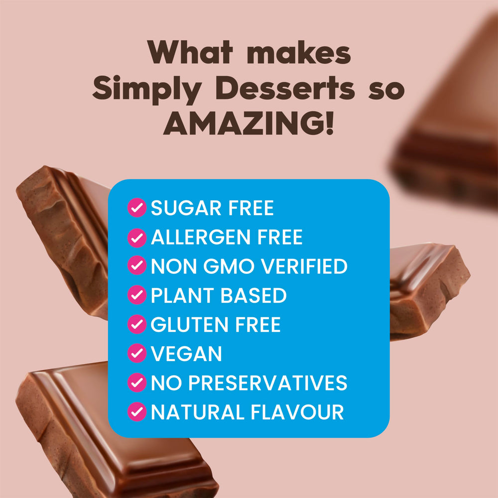Low-calorie dessert idea using Simply Delish pudding for mindful snacking.