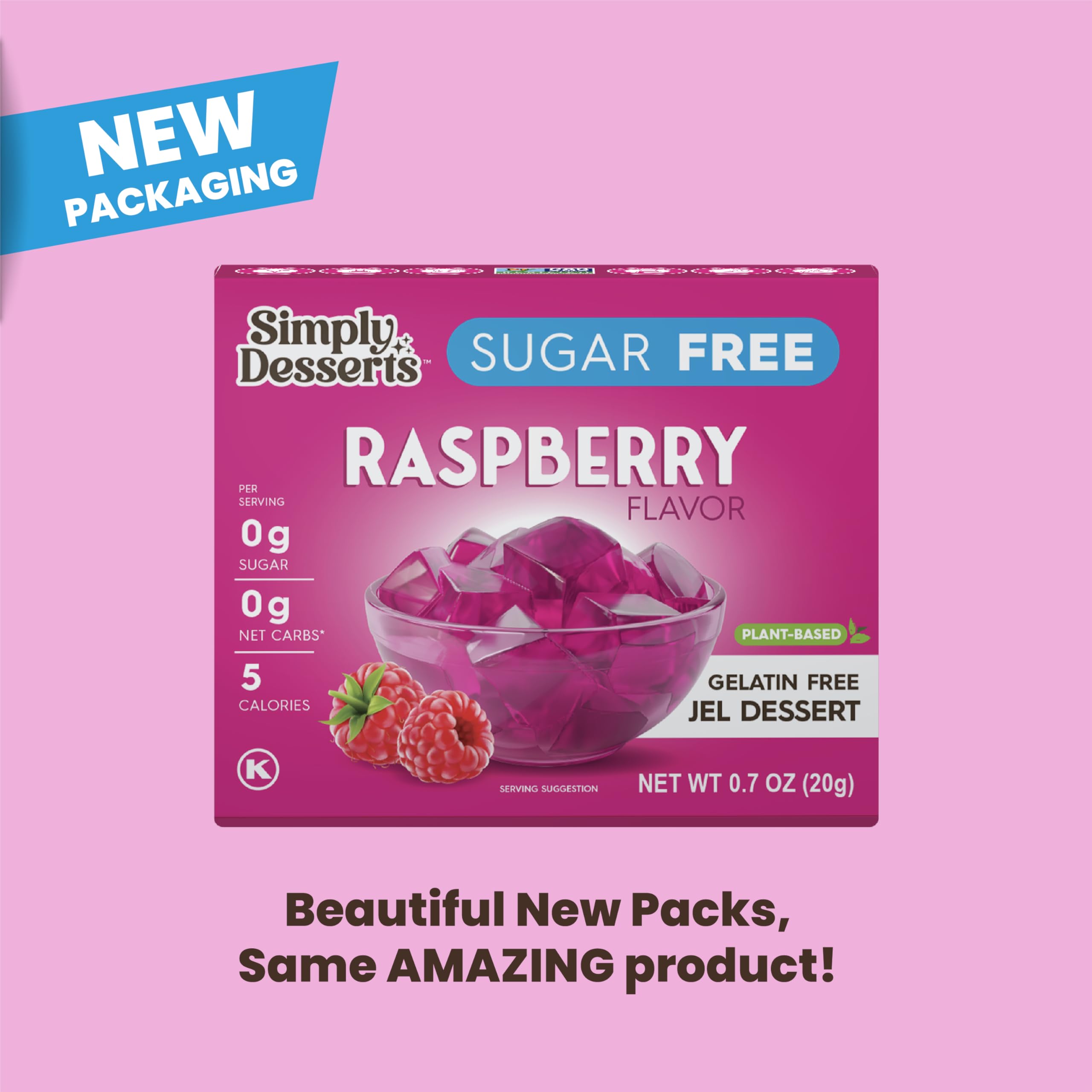 Simply Delish box with allergen information panel