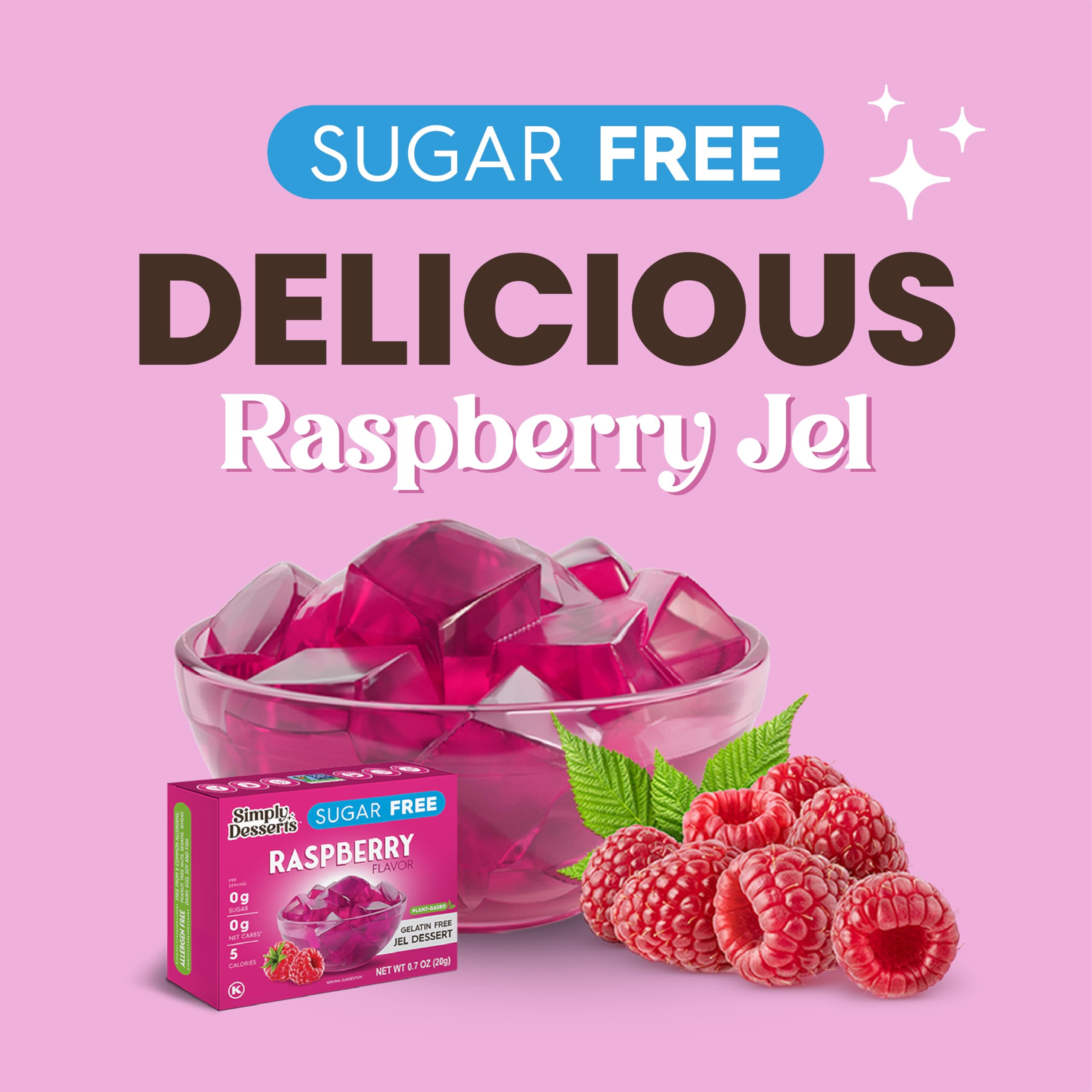Simply Delish raspberry jel dessert pouring into a mold for chilling