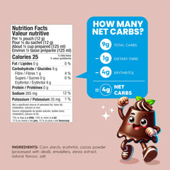 Ready-to-eat Simply Delish chocolate pudding shown as a convenient snack.