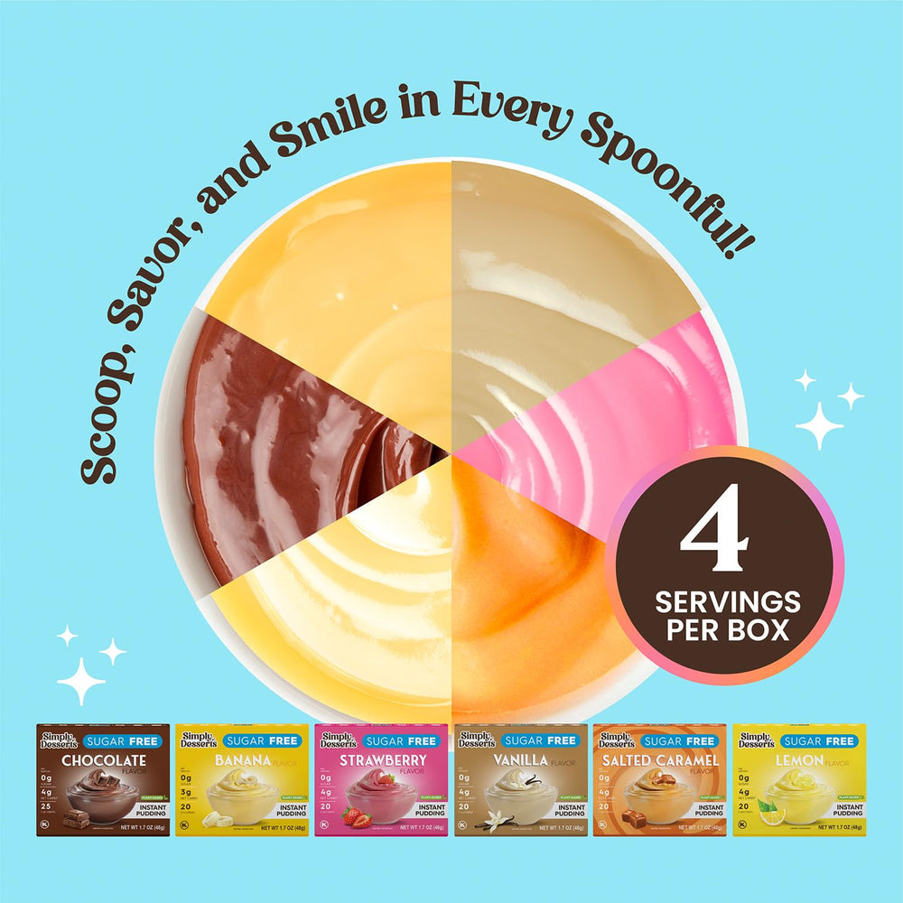 Simply Delish lemon pudding delivers bright flavor with sugar-free, convenient dessert options