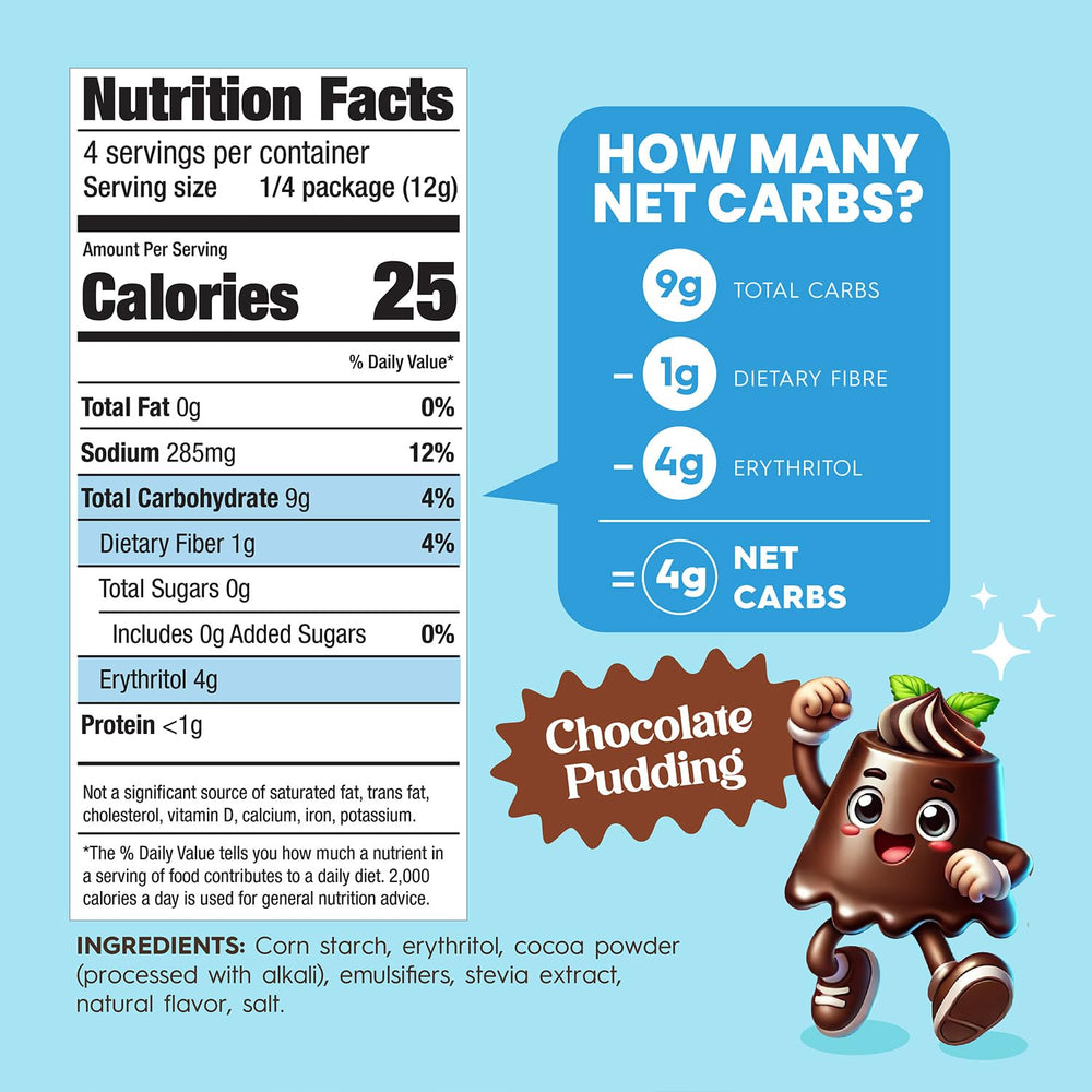Simply Desserts chocolate pudding cup offers rich, velvety taste for a keto-friendly treat.