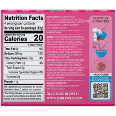 Simply Desserts Strawberry Pudding collection highlights low-calorie dessert options.