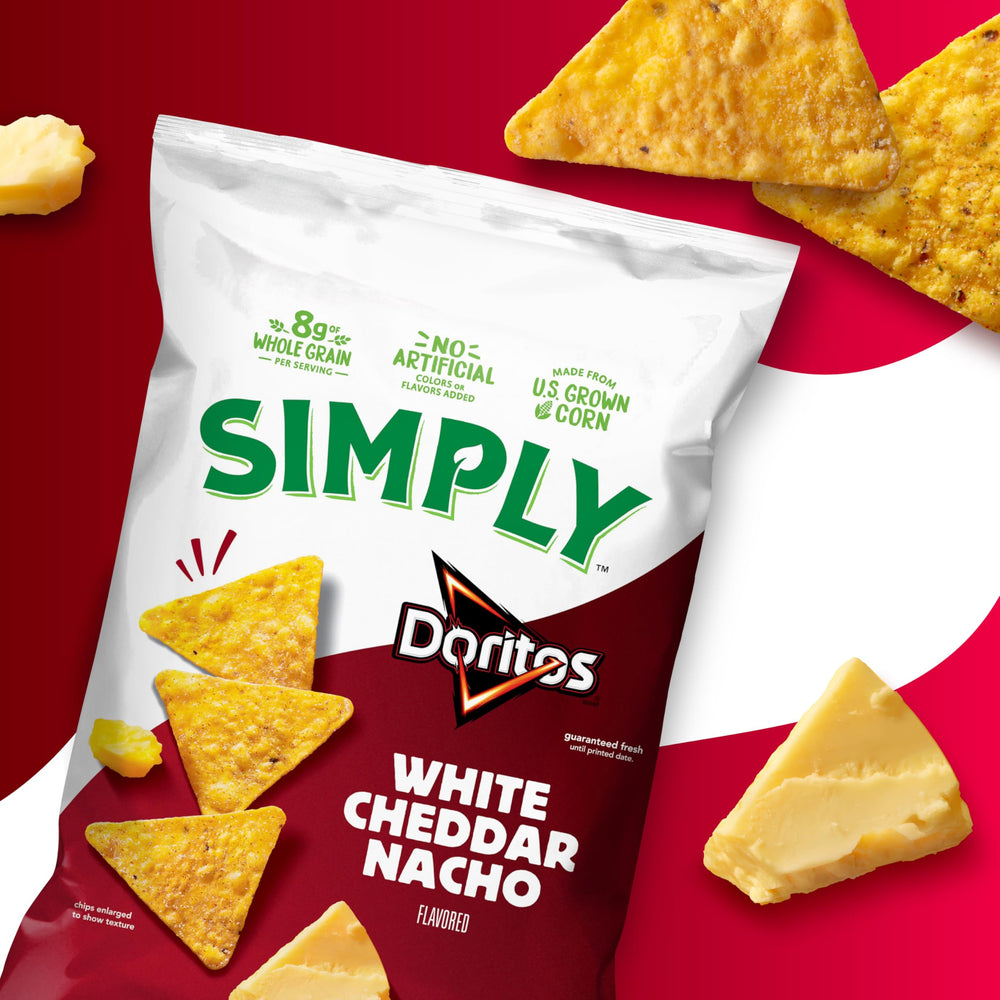 Simply Doritos snack setup on table ready for sharing