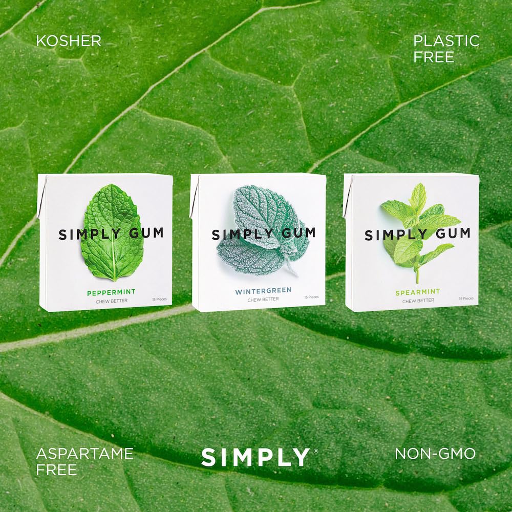 Simply Gum Chicle Base close-up: tree sap texture for a smoother chew.