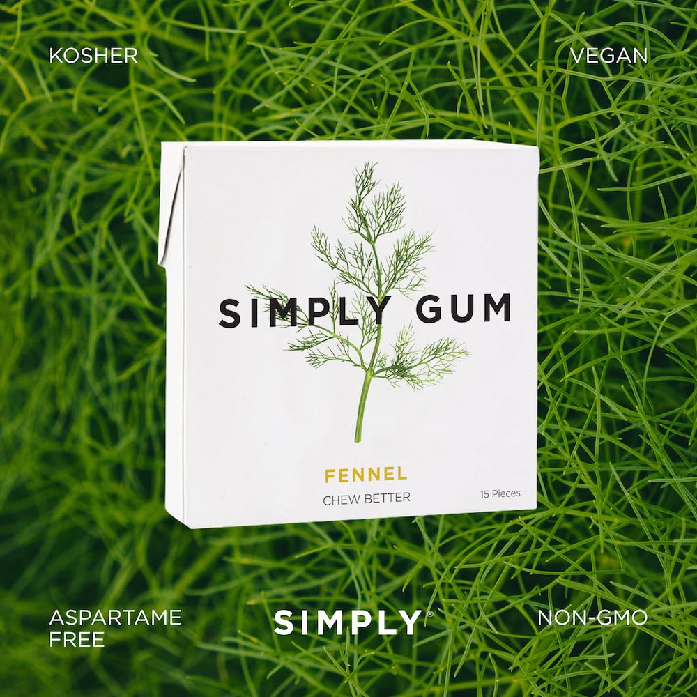 Ingredients area highlights simple plant oils and fennel flavor.