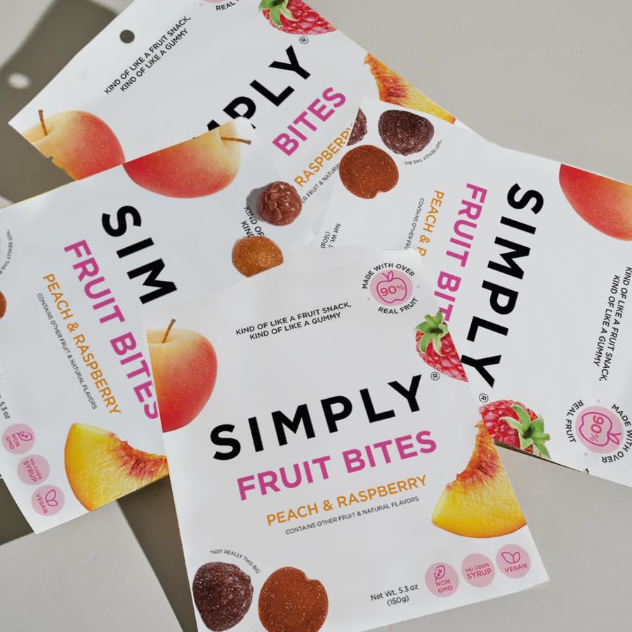 Ingredients list showing simple fruit-forward components