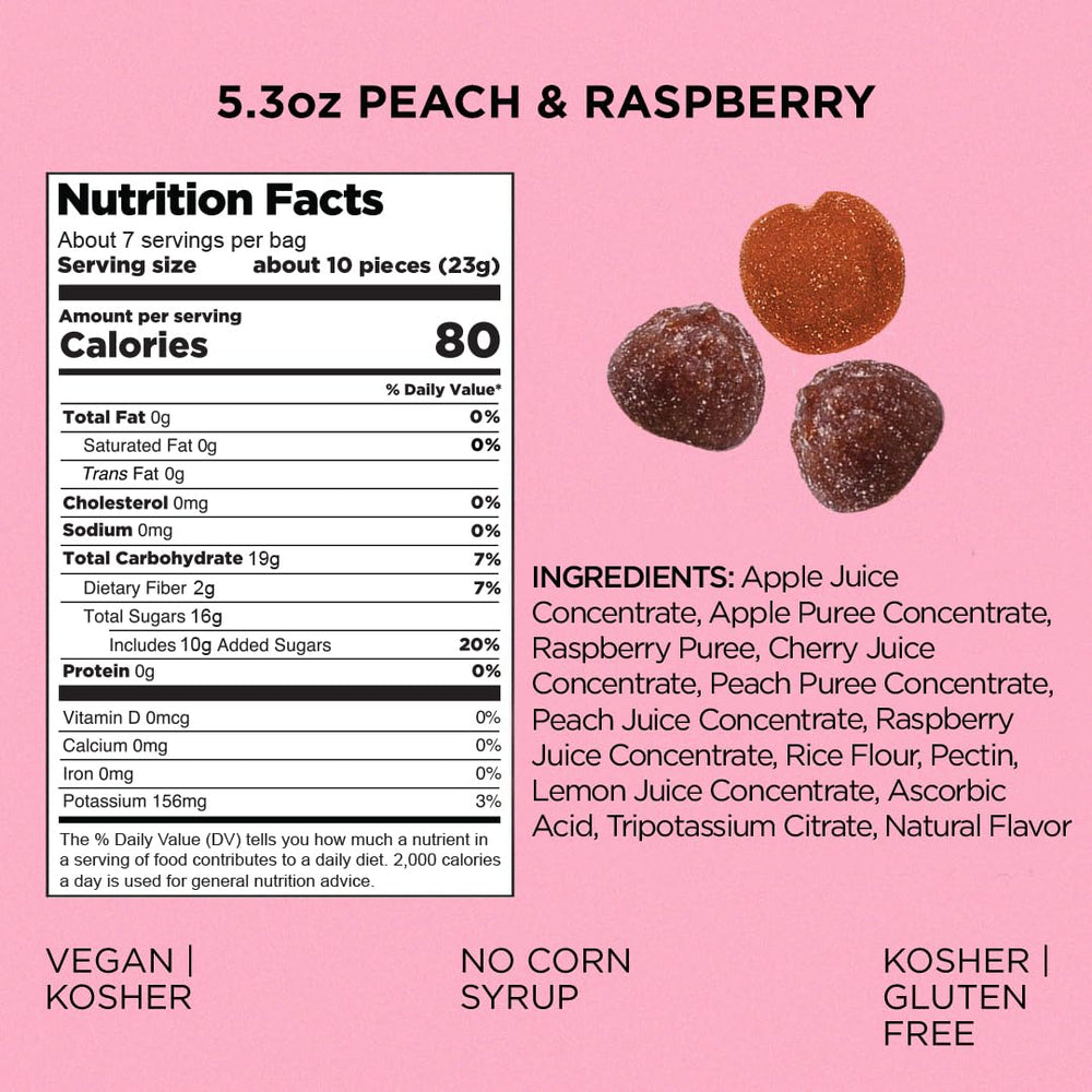 Simply Gum Fruit Bites soft chewy texture shown for a satisfying bite