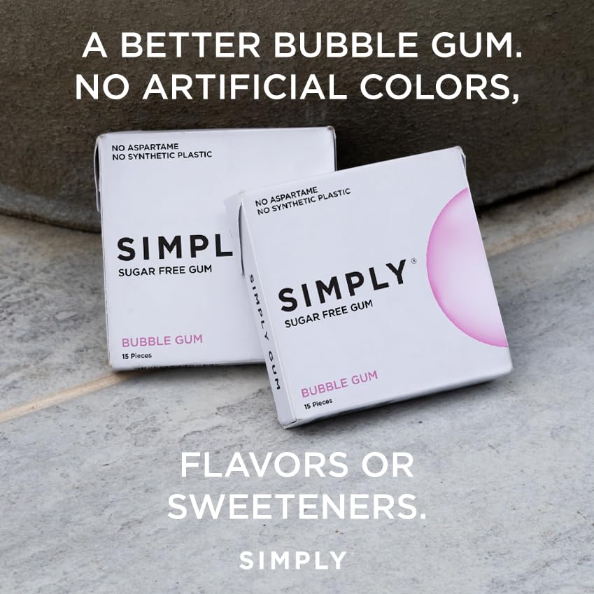 SIMPLY Gum made in the USA with female-founded leadership.