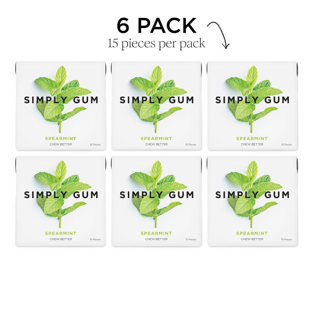 Plant-based oils flavor panel on SIMPLY Gum packaging